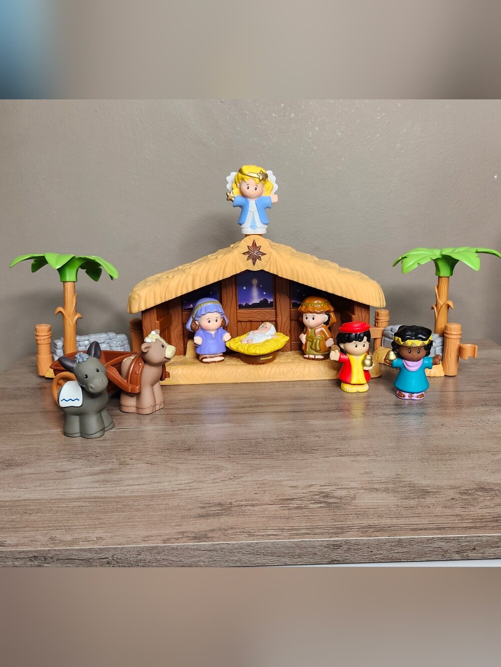 Fisher-Price Little People Nativity Playset (2013) Lights & Sounds Works Mattel